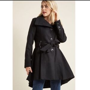 Steve Madden Winterberry Tart Coat black and white
